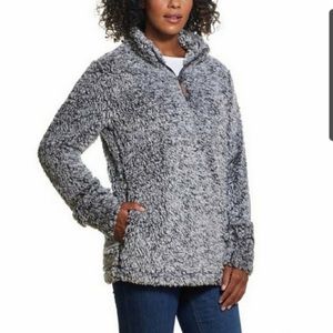 ▪️ WEATHERPROOF ▪️ Grey Sherpa Pullover